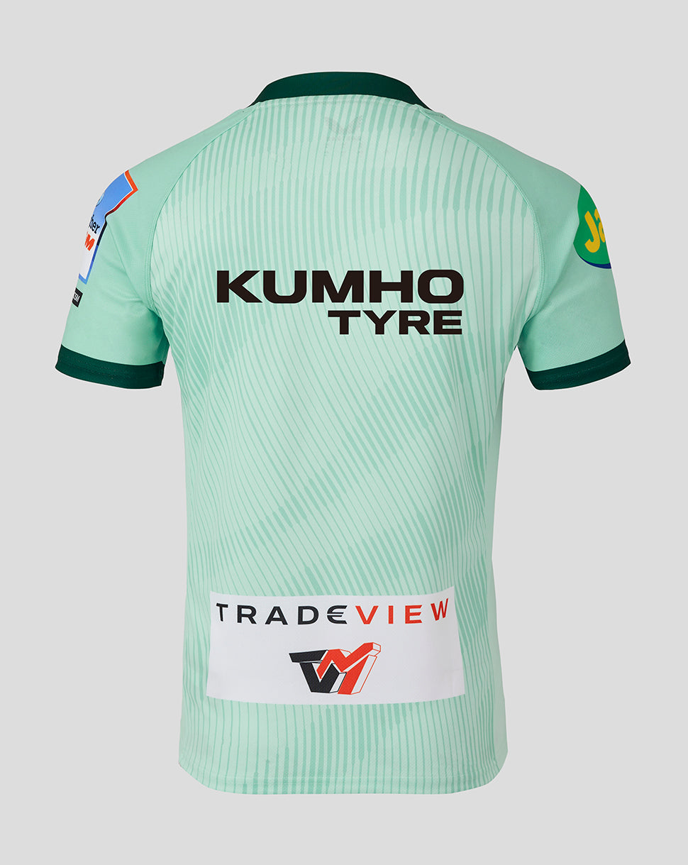 Leicester Tigers Men's 25/26 Replica Away Shirt - Green/Green