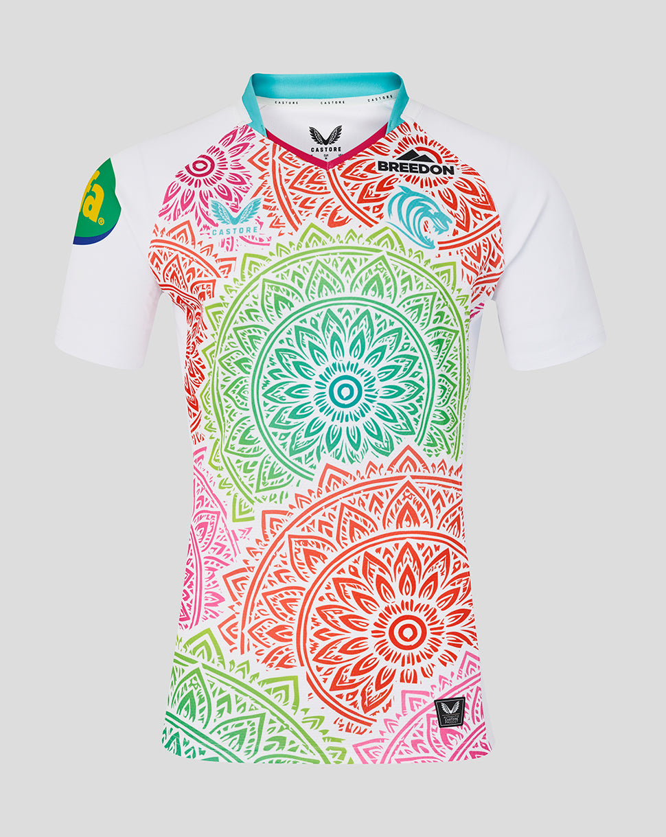 Leicester Tigers Men's 25/26 Slater Cup Special Edition Pro Shirt - White