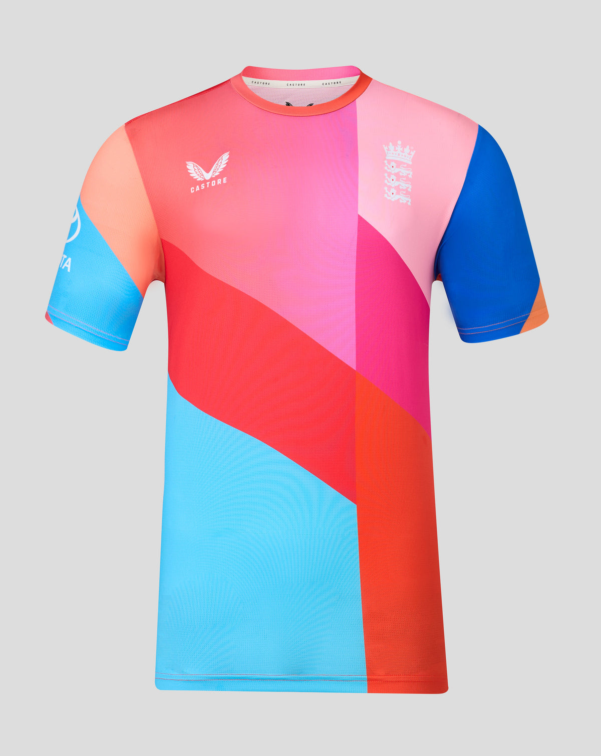 England Cricket Damen 26/27 T20 WWC Kurzarm-T-Shirt - Mehrfarbig
