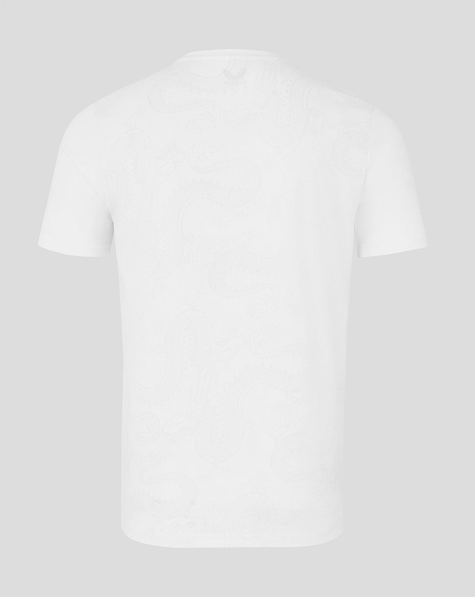 Hong Kong China Rugby Herren 2026 Grafik Training T-Shirt - Weiss