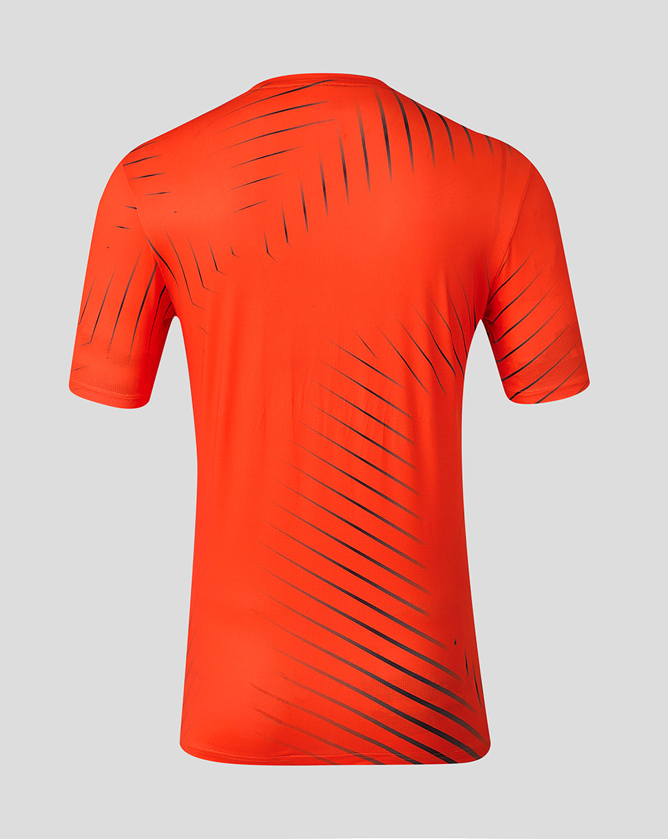 Heren Sunrisers Leeds The Hundred Training t-shirt met korte mouw 2026 - Oranje