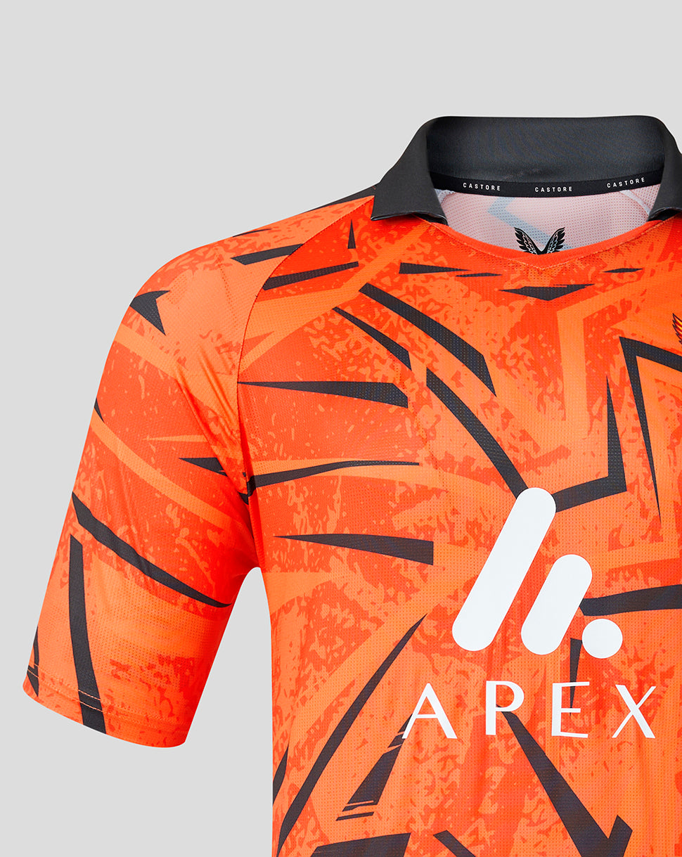 Mens Sunrisers Leeds The Hundred Short Sleeve Stretch Jersey Round Neck 2026