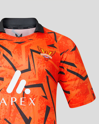 Mens Sunrisers Leeds The Hundred Short Sleeve Stretch Jersey Round Neck 2026