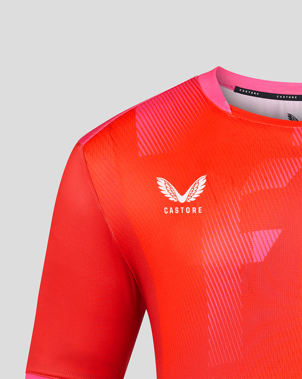 Camiseta de manga corta Welsh Fire The Hundred 2026 Stretch de hombre - Rojo