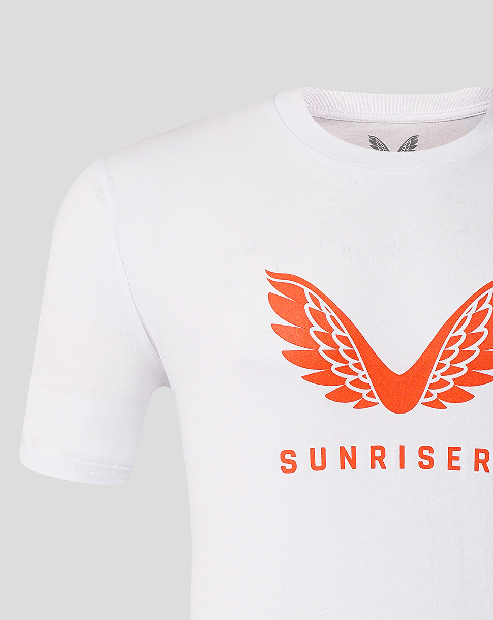 Damen Sunrisers Leeds The Hundred Big Wings T-Shirt 2026 - Weiss