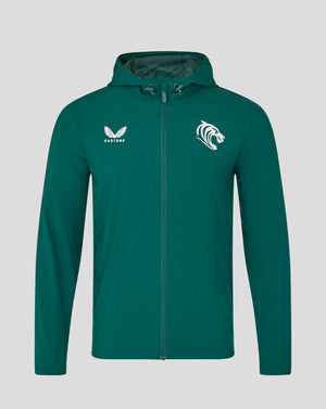 Leicester Tigers Men's 25/26 Training Rain Jacket - Botanical Garden