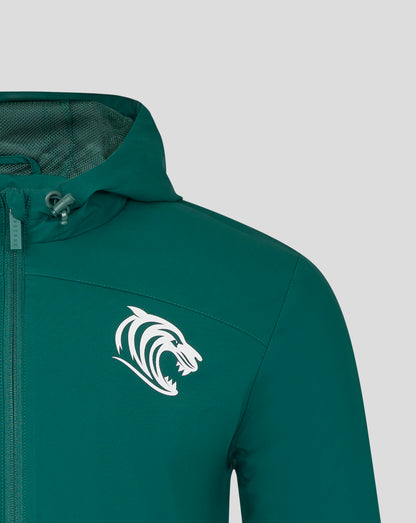 Leicester Tigers Men's 25/26 Training Rain Jacket - Botanical Garden