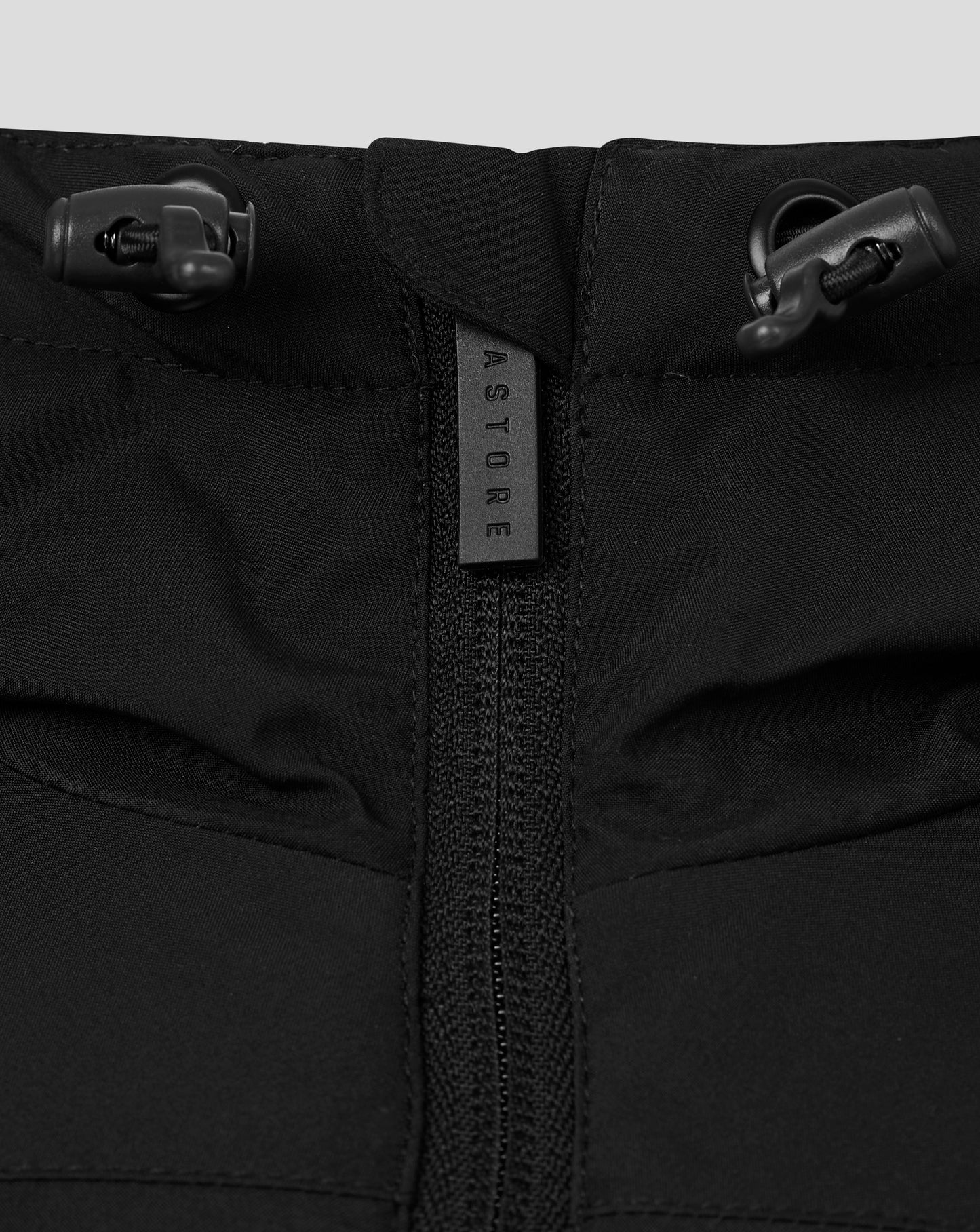 Mens Long Length Bench Jacket - Caviar