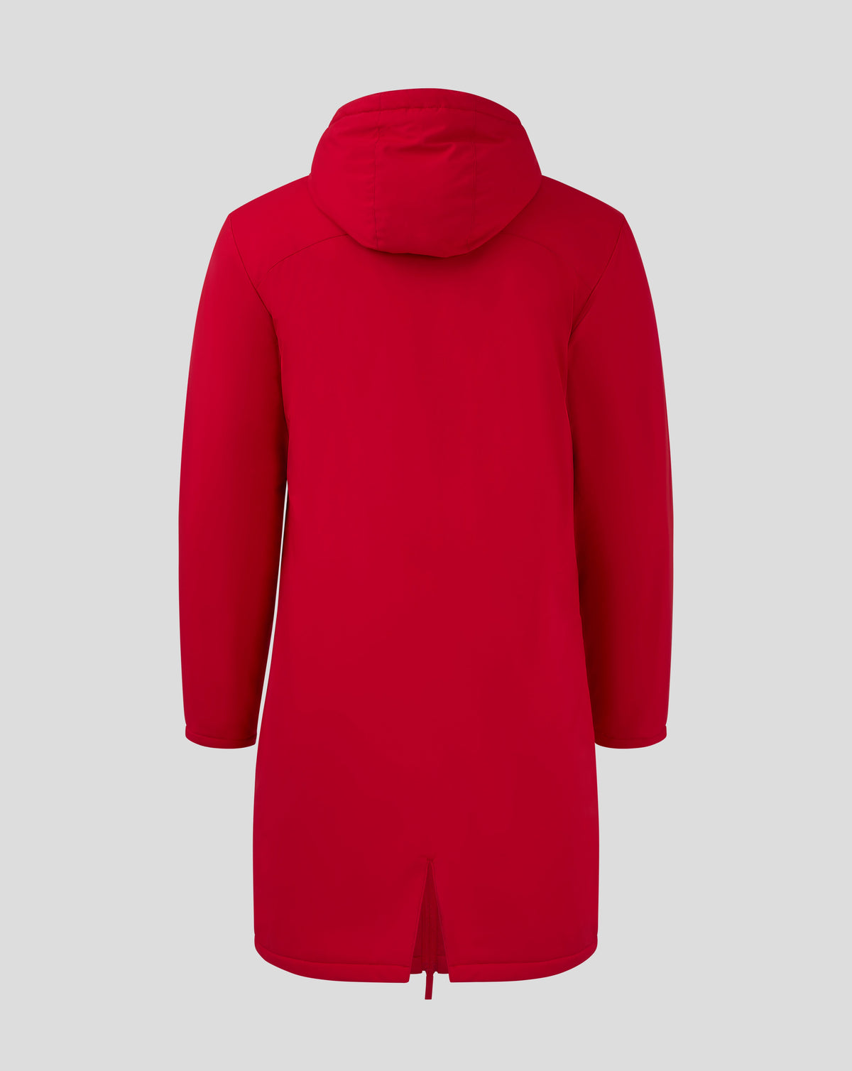 Herren Long Length Bench Jacke – Echtrot - Rot