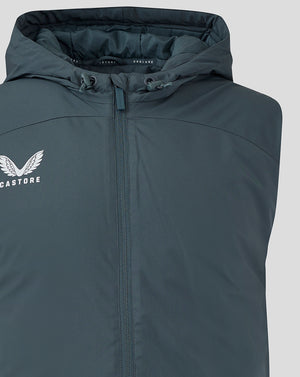 Mens Hooded Gilet - Dark Slate