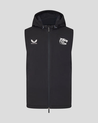 Leicester Tigers Men's 25/26 Training Hooded Gilet