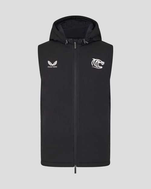 Leicester Tigers Men's 25/26 Training Hooded Gilet