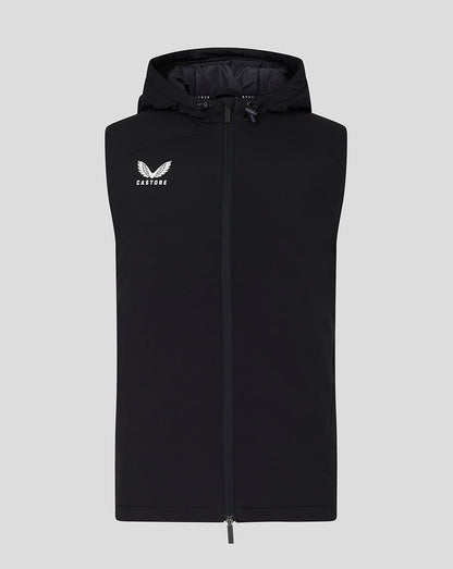 Men's Hooded Gilet - Caviar