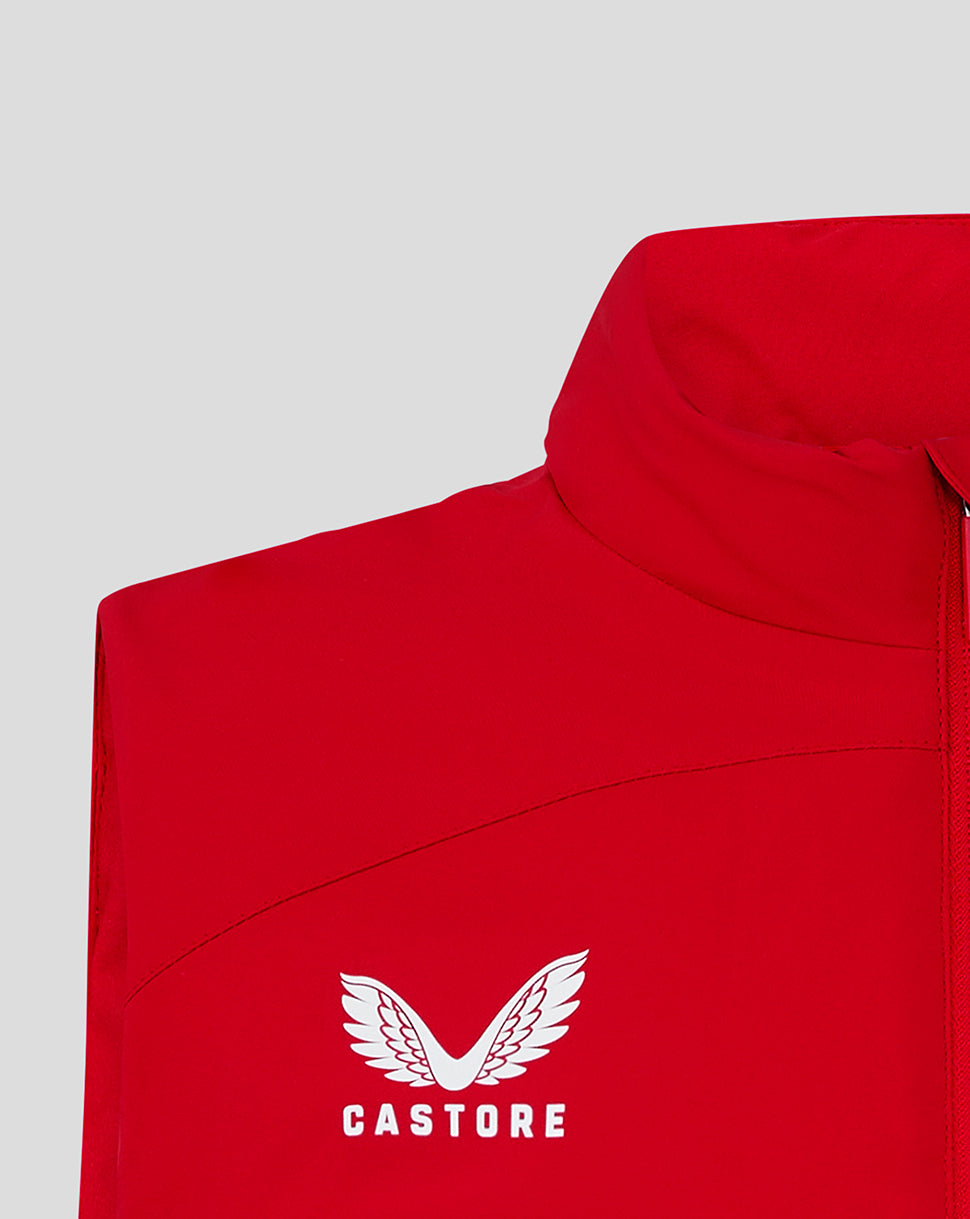 Herren Gepolsterte Weste – True Red - Rot