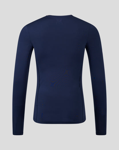 Mens Baselayer Long Sleeve Top - Peacoat