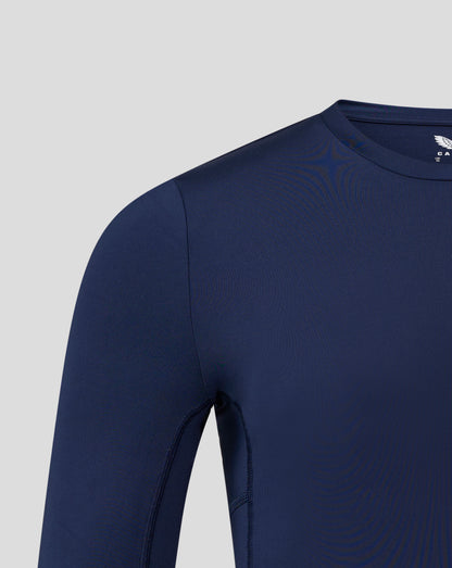 Mens Baselayer Long Sleeve Top - Peacoat