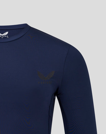 Mens Baselayer Long Sleeve Top - Peacoat