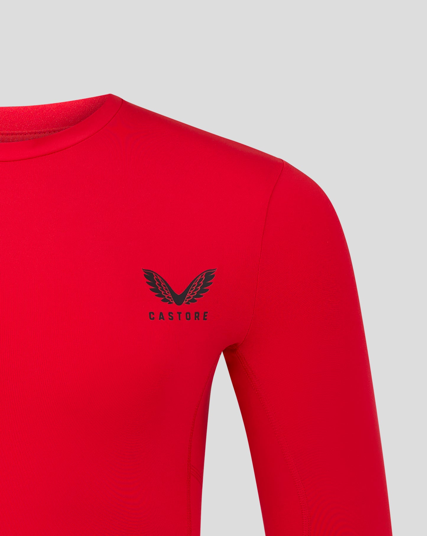 Mens Baselayer Long Sleeve Top - True Red