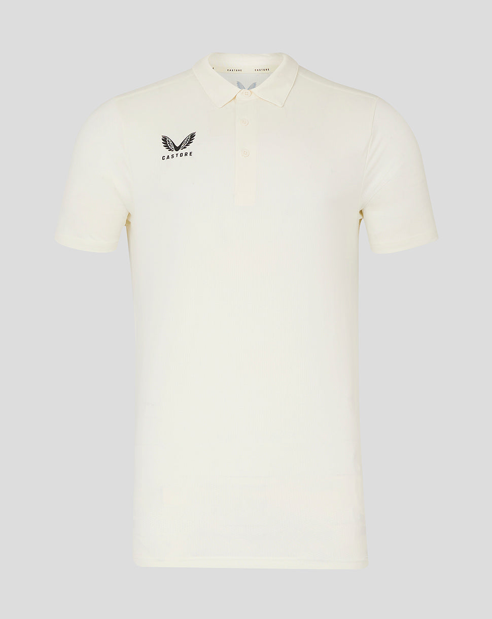 Mens Cricket Short Sleeve Tech Polo