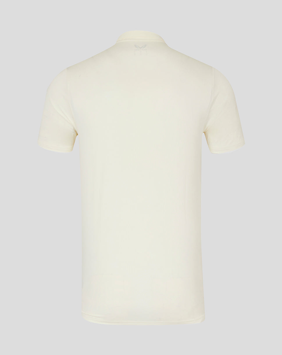 Mens Cricket Short Sleeve Tech Polo