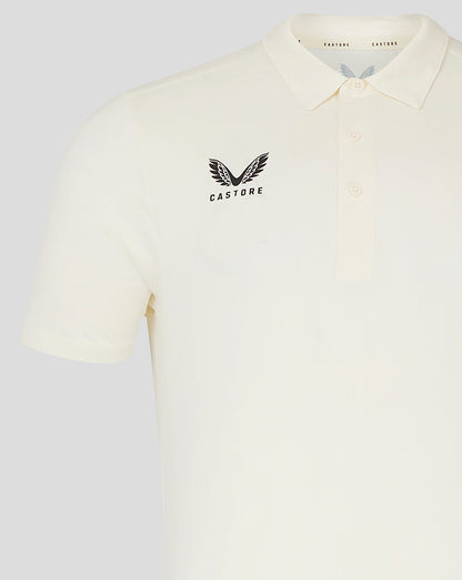 Mens Cricket Short Sleeve Tech Polo