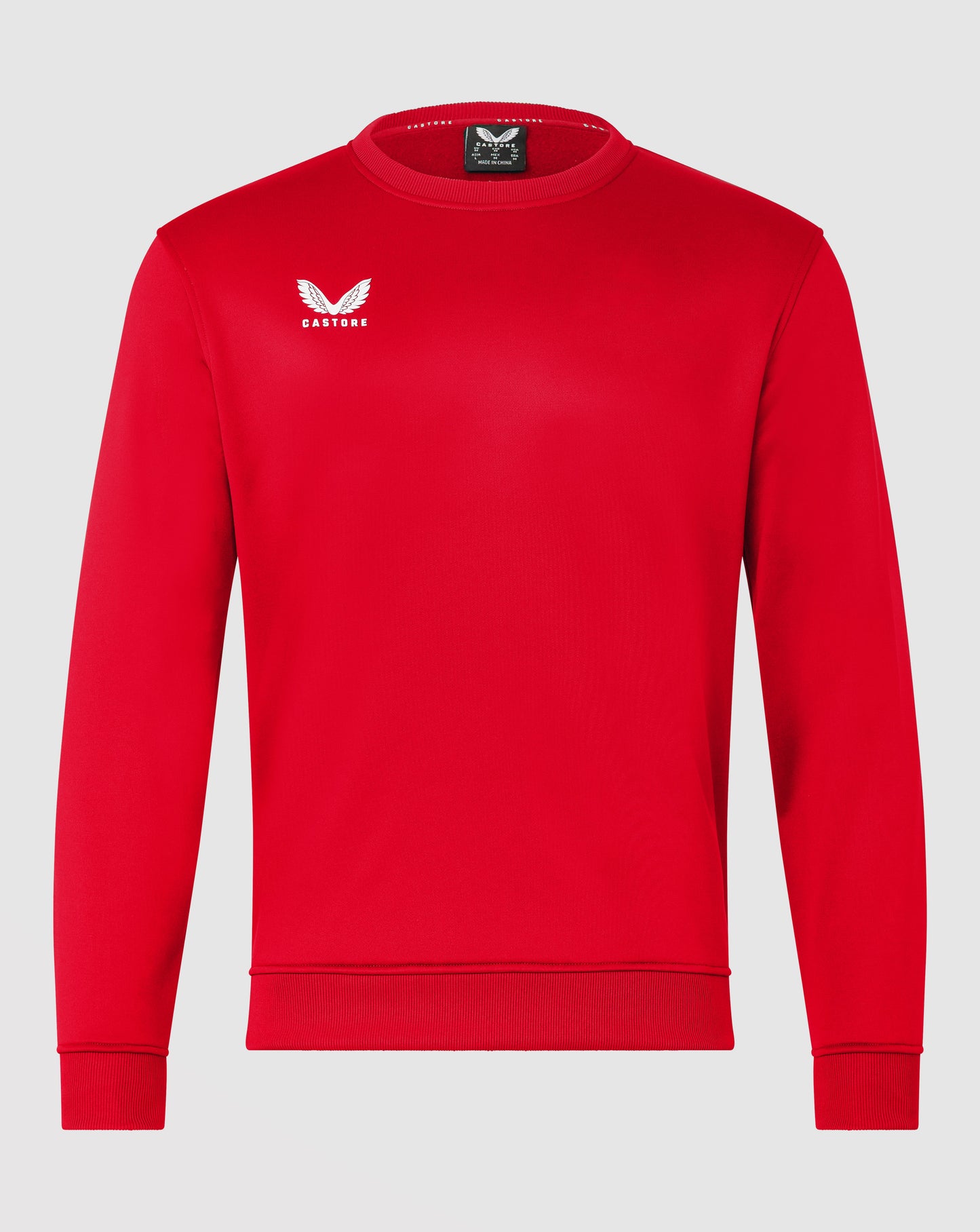 Mens Brushback Sweatshirt - True Red