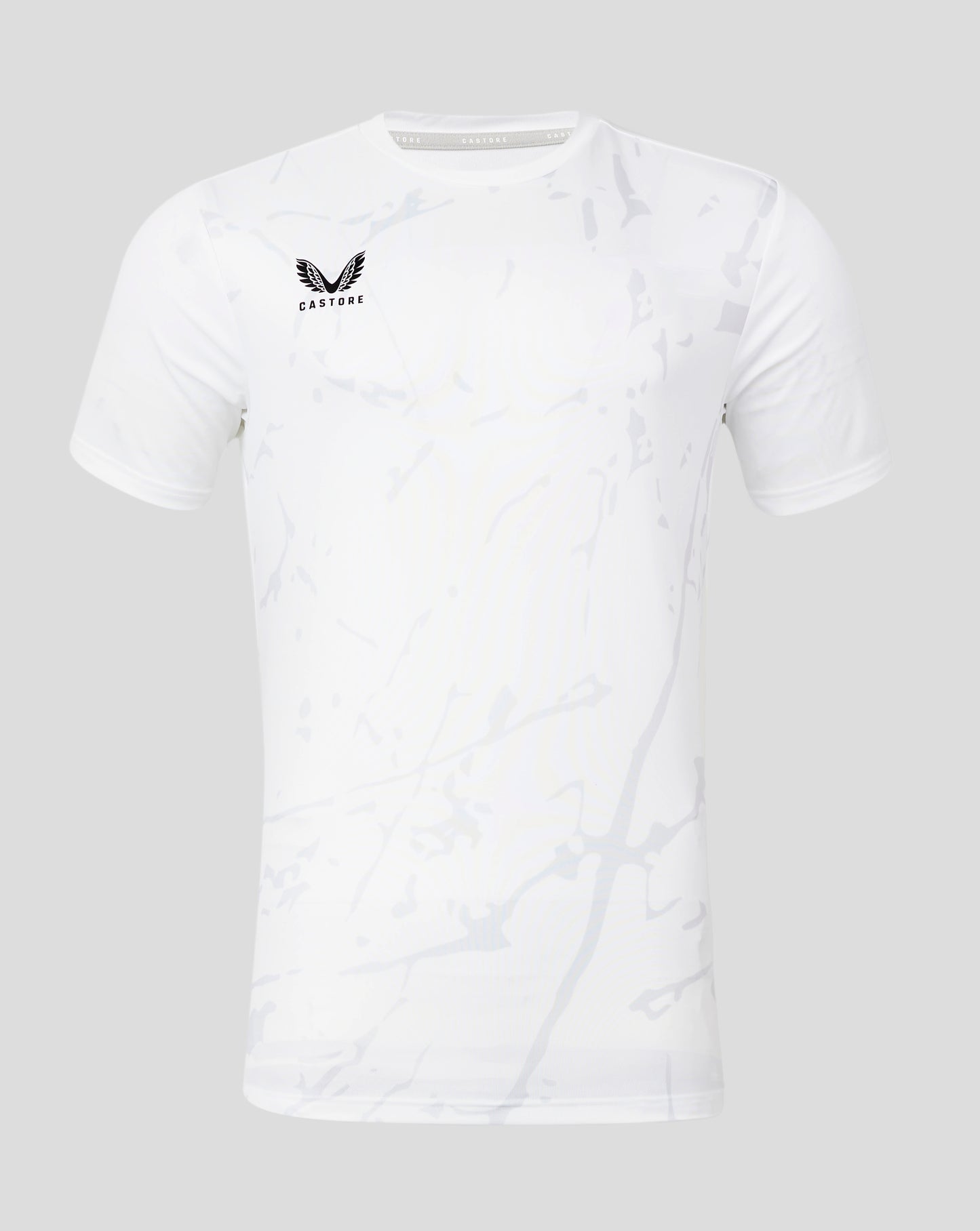 Marble Printed Training Tee - Brilliant White/ Allure