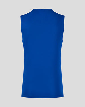 Geometric Printed Men's Vest - Blue