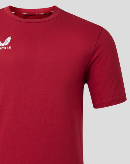 Men's Cotton Leisure Tee - Biking Red