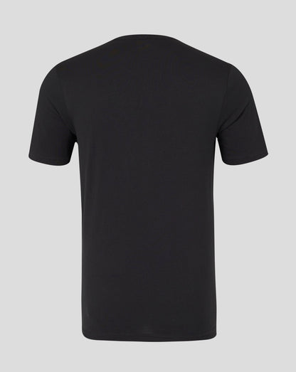 Mens Cotton Leisure Tee - Caviar