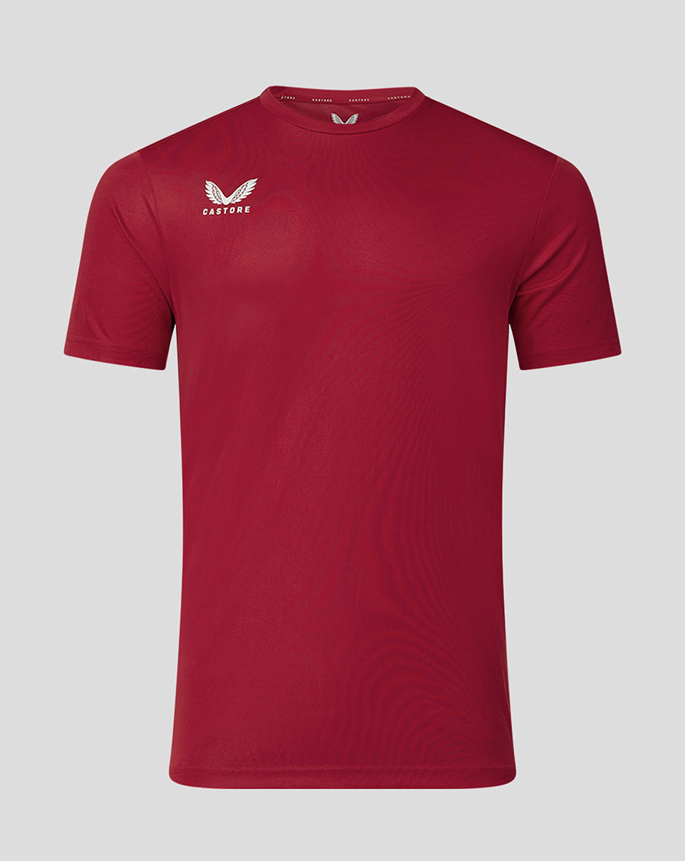Heren T-shirt met korte mouwen voor Training - Biking Red - Biking Red