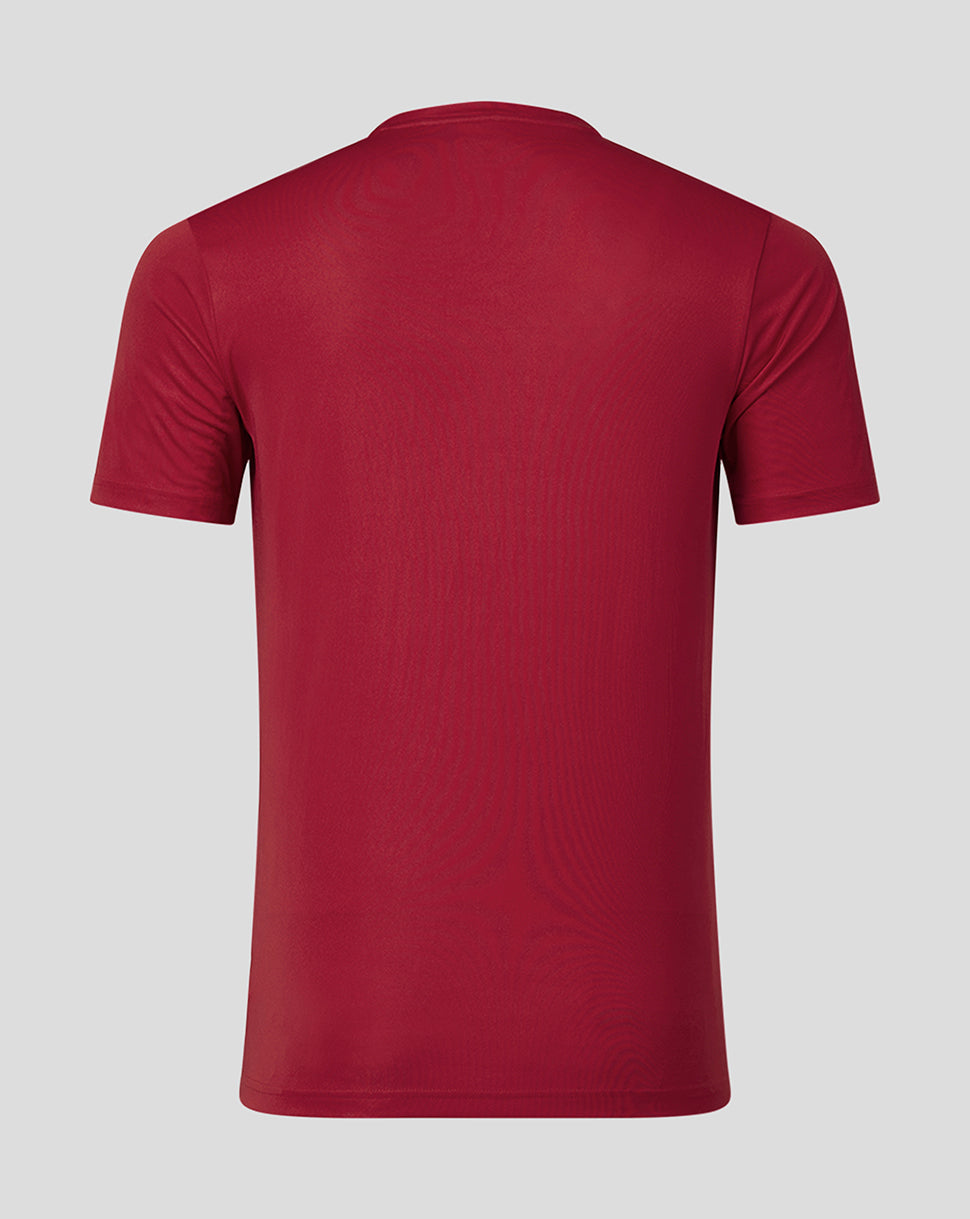 Heren T-shirt met korte mouwen voor Training - Biking Red - Biking Red