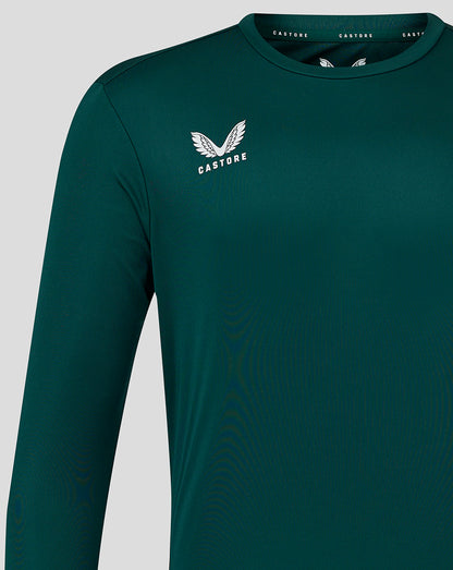Mens Long Sleeve Performance Tee - Botanical Garden