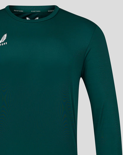 Mens Long Sleeve Performance Tee - Botanical Garden