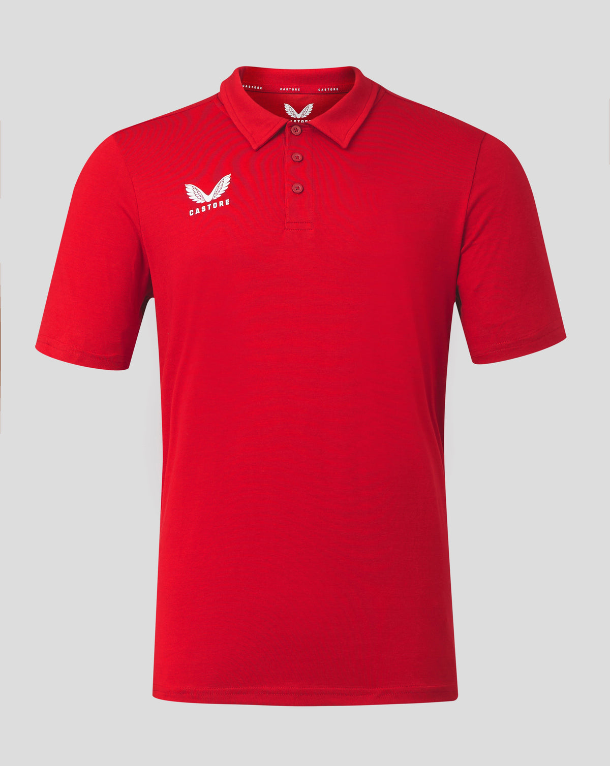 Herren Cotton Leisure Poloshirt – Echtrot - Rot