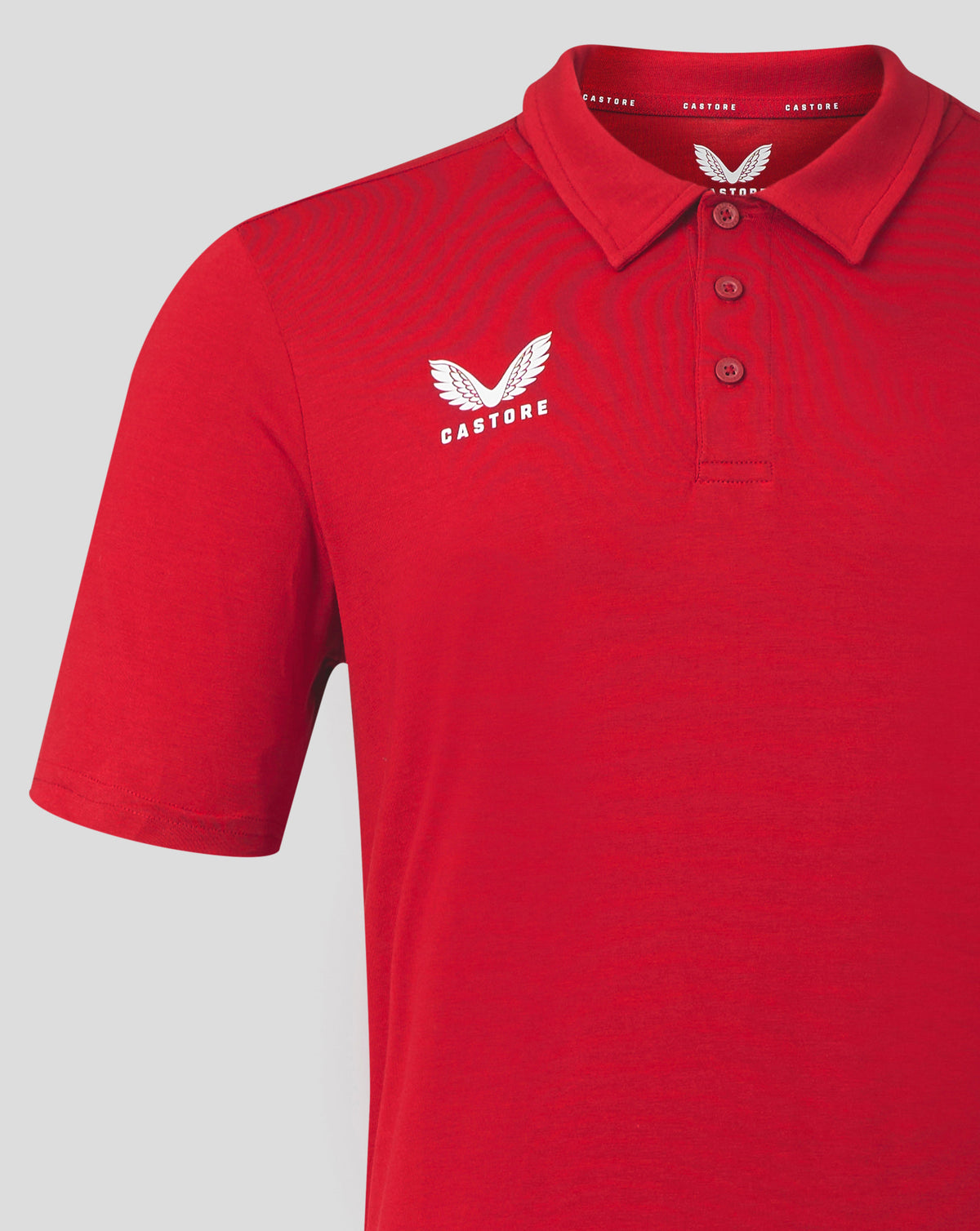 Herren Cotton Leisure Poloshirt – Echtrot - Rot