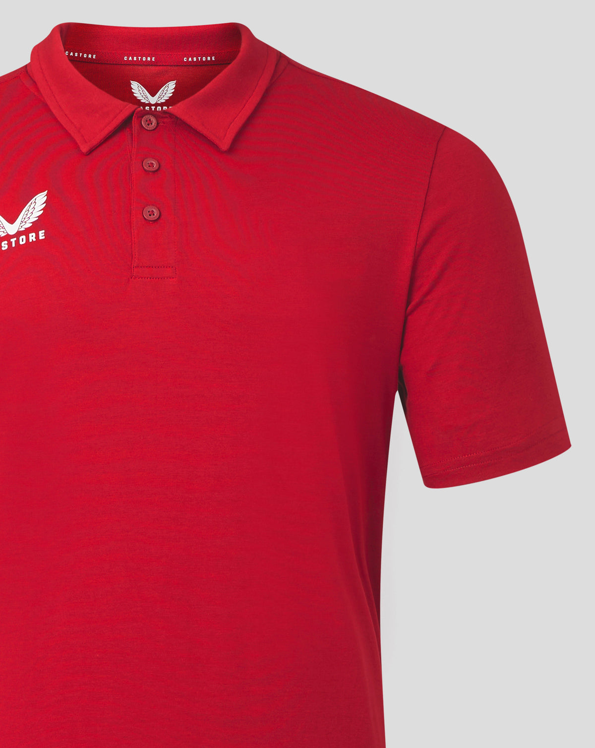 Herren Cotton Leisure Poloshirt – Echtrot - Rot