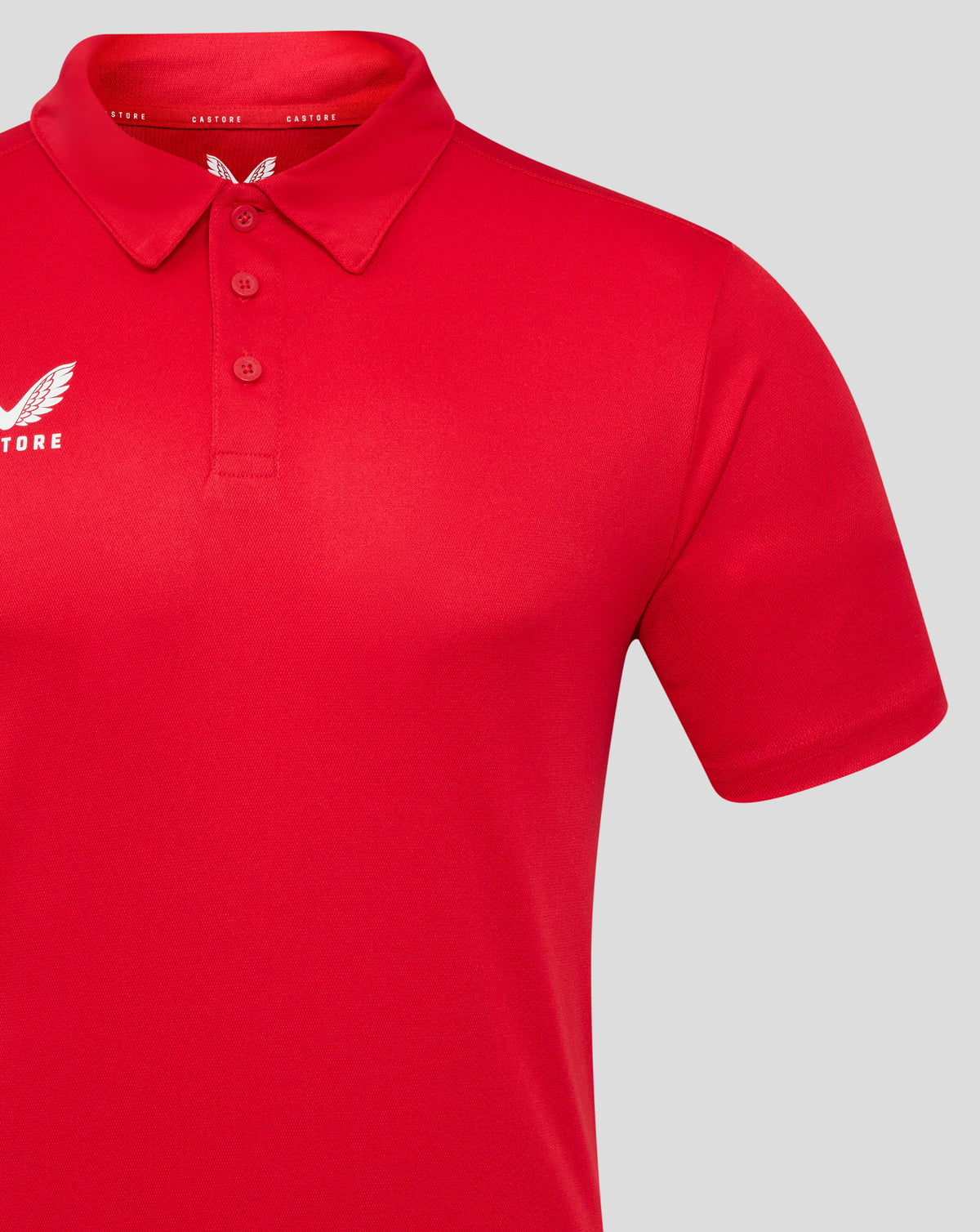 Herren Performance Poloshirt – Echtrot - Rot