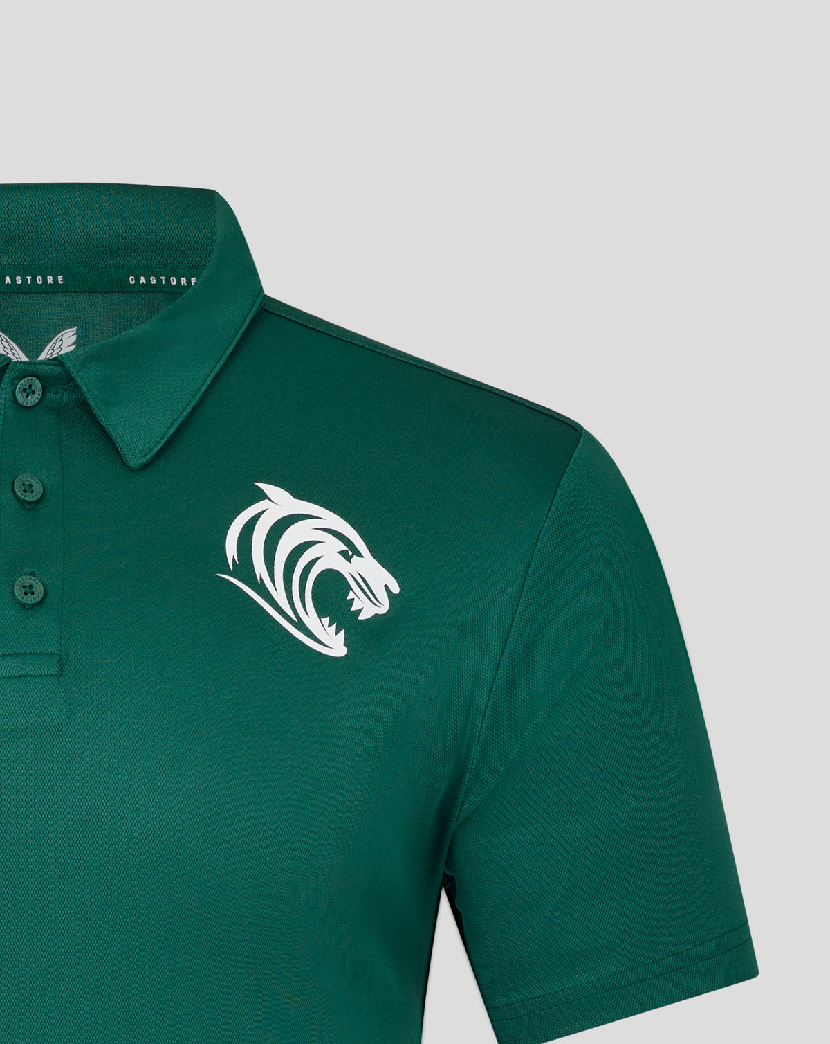 Leicester Tigers Men's 25/26 Short Sleeve Training Polo - Botanical - Botanical Garden