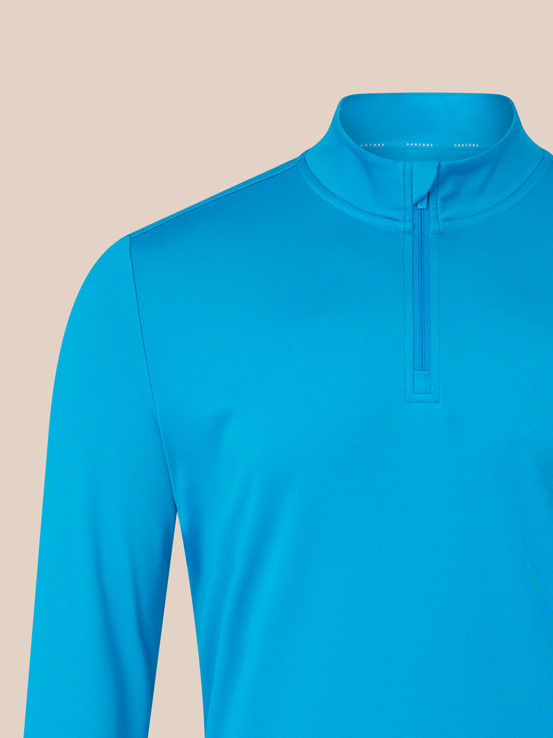 Men's Training Quarter Zip Long Sleeve Top - Blue - Blue