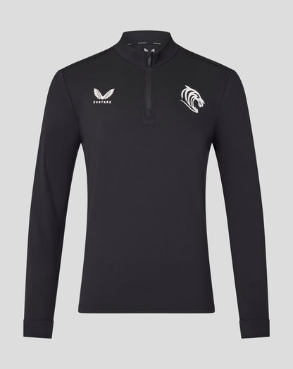 Leicester Tigers Men's 25/26 Training Midlayer - Caviar