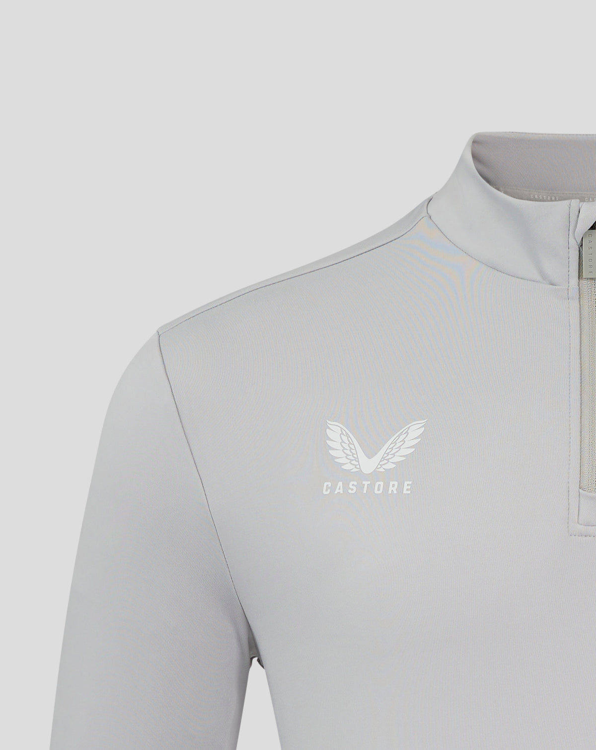 Men's Tailored Fit 1/4 Zip Top - Grey - High Rise