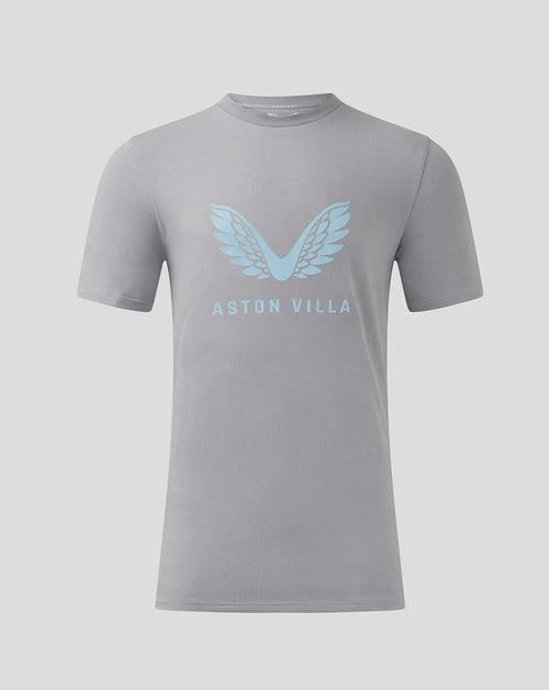 Mens Aston Villa FC Coaches Travel Logo Tee - Tradewinds