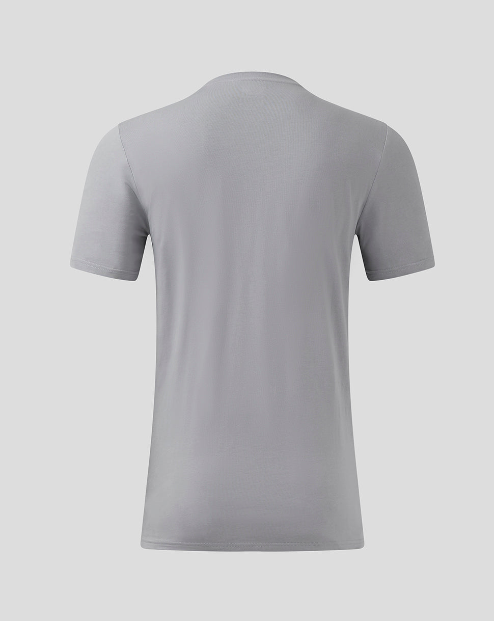 Mens Aston Villa FC Coaches Travel Logo Tee - Tradewinds
