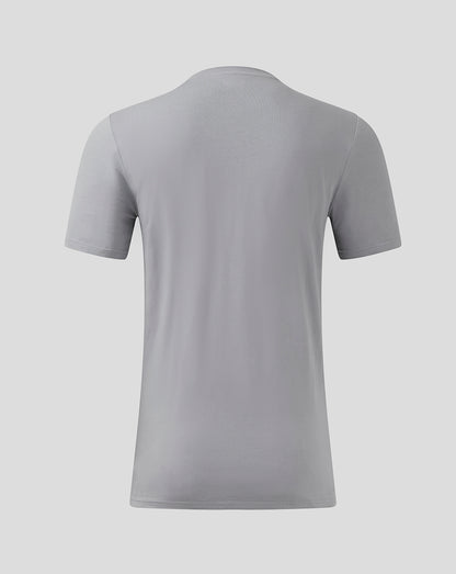 Mens Aston Villa FC Coaches Travel Logo Tee - Tradewinds