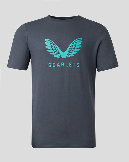 Scarlets Mens 23/24 Cotton Logo T-Shirt