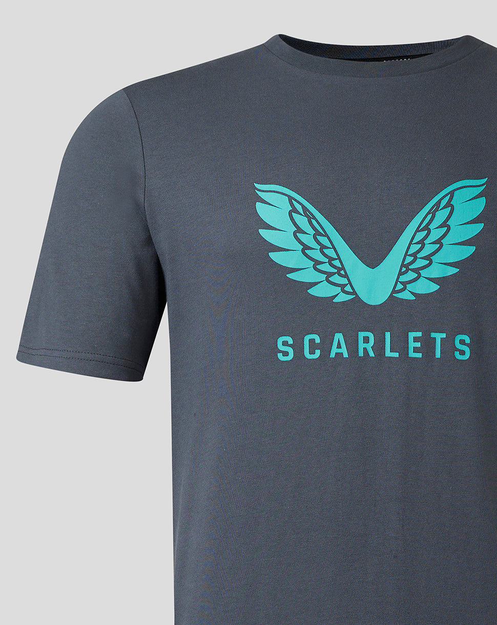 Scarlets Mens 23/24 Cotton Logo T-Shirt
