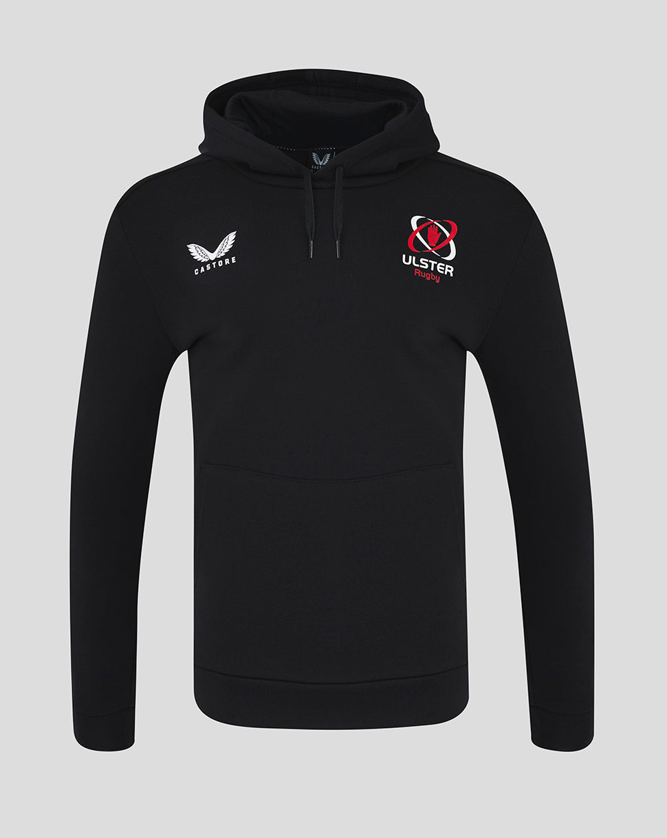 ULSter Mens 24/25 Cotton Rich Brushed Back Hoody - Caviar - Caviar