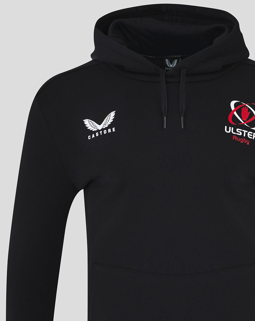 ULSter Mens 24/25 Cotton Rich Brushed Back Hoody - Caviar