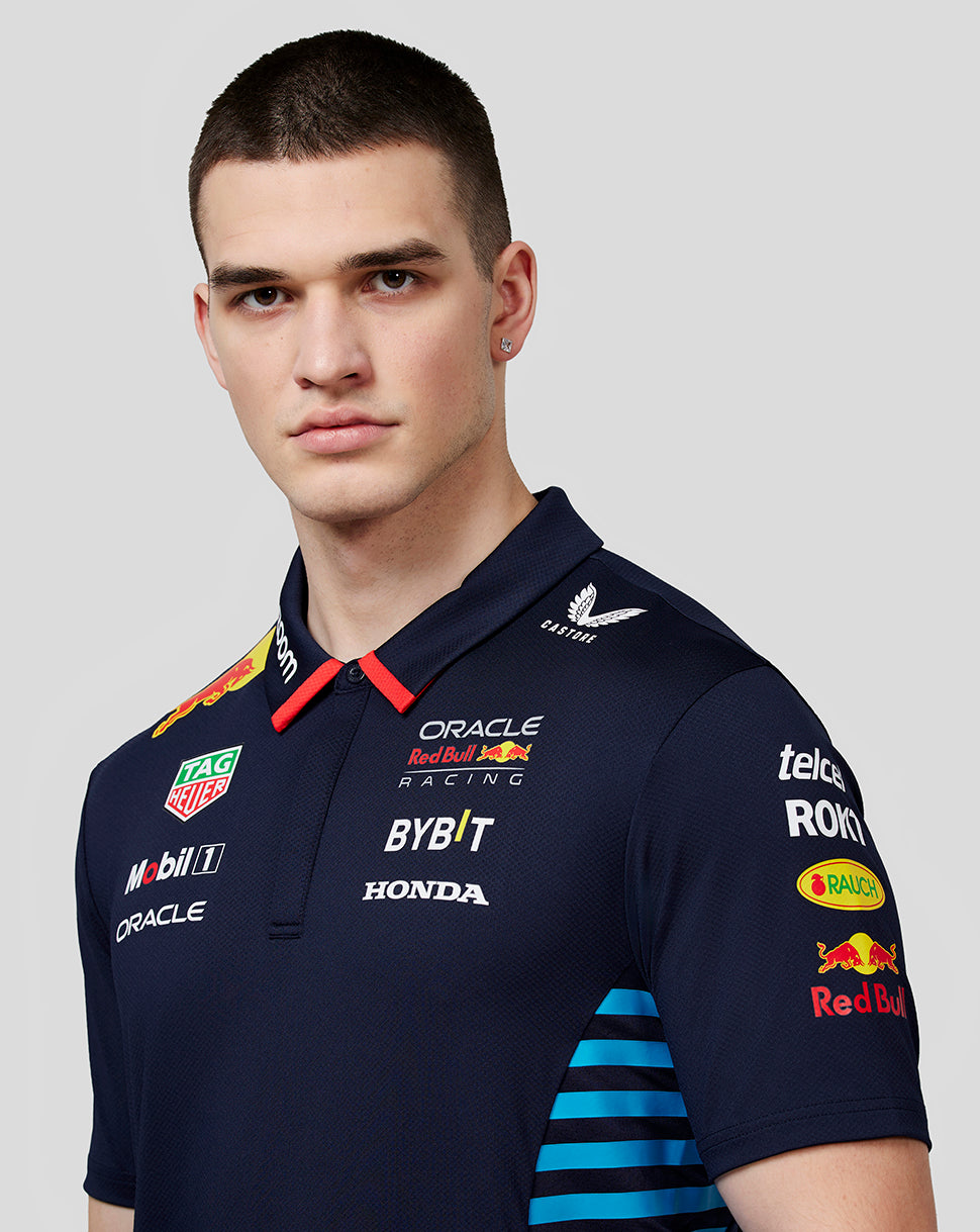 Polo de manga corta Oracle Red Bull Racing Official Teamline de hombre – Night Sky - Night Sky